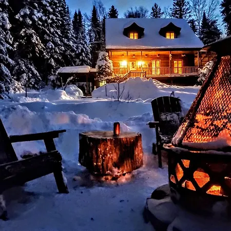 Chalet Des Sources Spa Gazebo Panoramique Saint-Faustin–Lac-Carré Extérieur photo